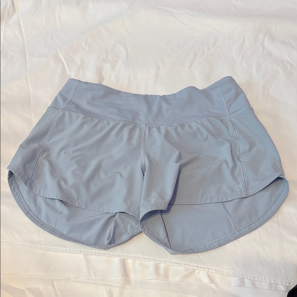 Lululemon Women's Light Blue Shorts size 6